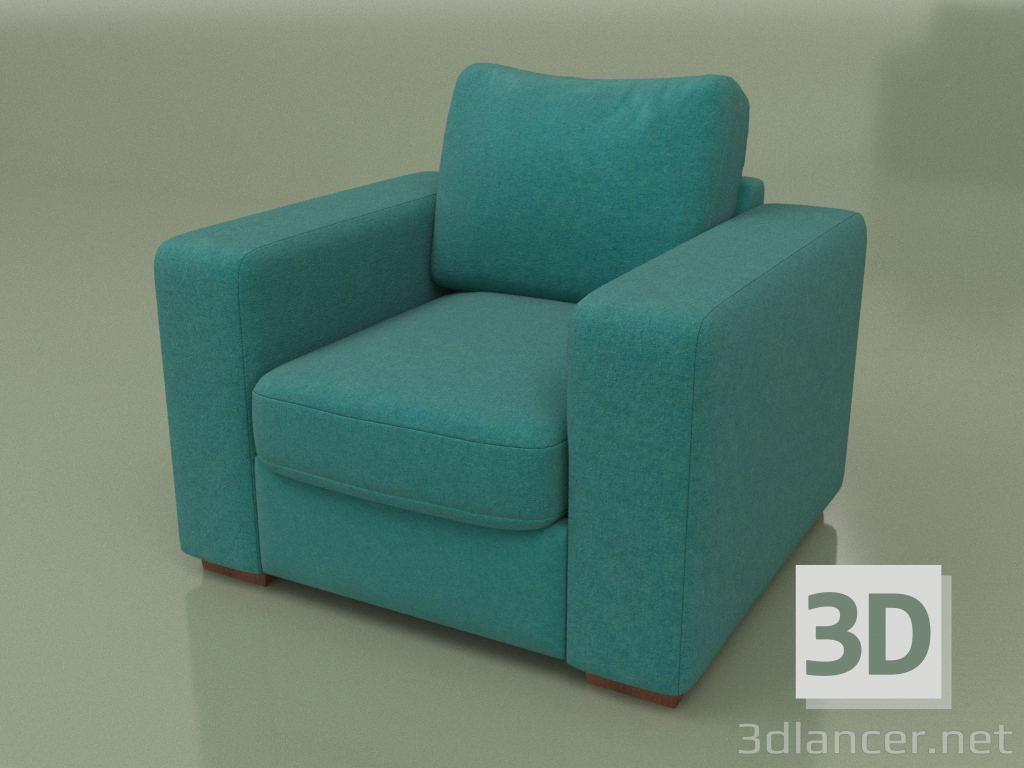 3D Modell Sessel Morti (Lounge 20) - Vorschau
