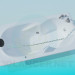 3D Modell Bad mit Kopfstütze - Vorschau