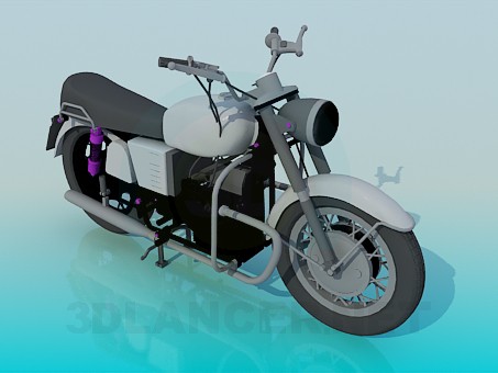 3D Modell Motorrad - Vorschau
