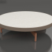 modèle 3D Table basse ronde Ø90x22 (Bronze, DEKTON Sirocco) - preview