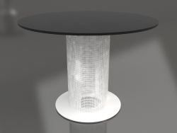 Клубний стіл Ø90 (White)