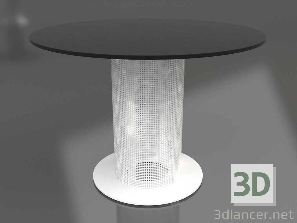 3d model Club table Ø90 (White) - preview