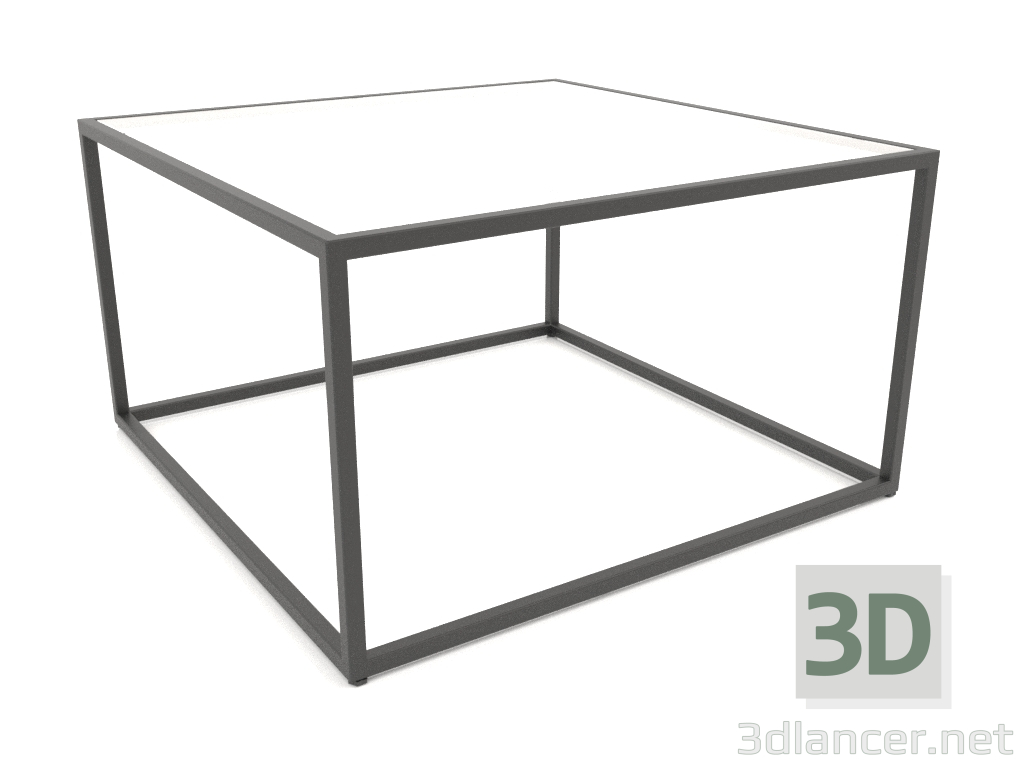 modello 3D Tavolino quadrato (GLASS, 80X80X50) - anteprima