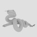 Serpiente 3D modelo Compro - render