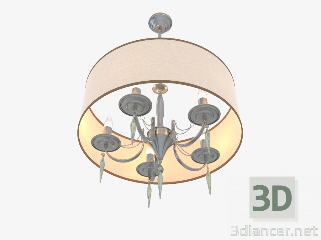 modello 3D Lampadario Ofelia (3210 5A) - anteprima
