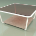 Modelo 3d Mesa de centro 001 (vidro bronzeado, leite metálico, pedra Farsena) - preview