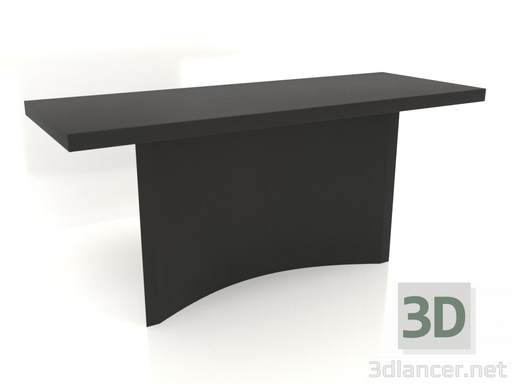 modello 3D Tavolo RT 08 (1600x600x750, legno nero) - anteprima