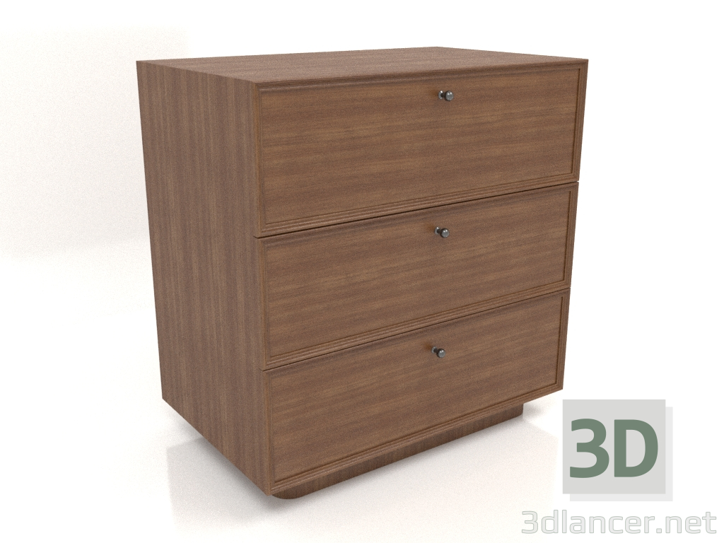 3d model Chest of drawers TM 15 (803х505х834, wood brown light) - preview