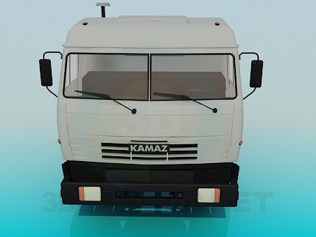 3d model KAMAZ - vista previa