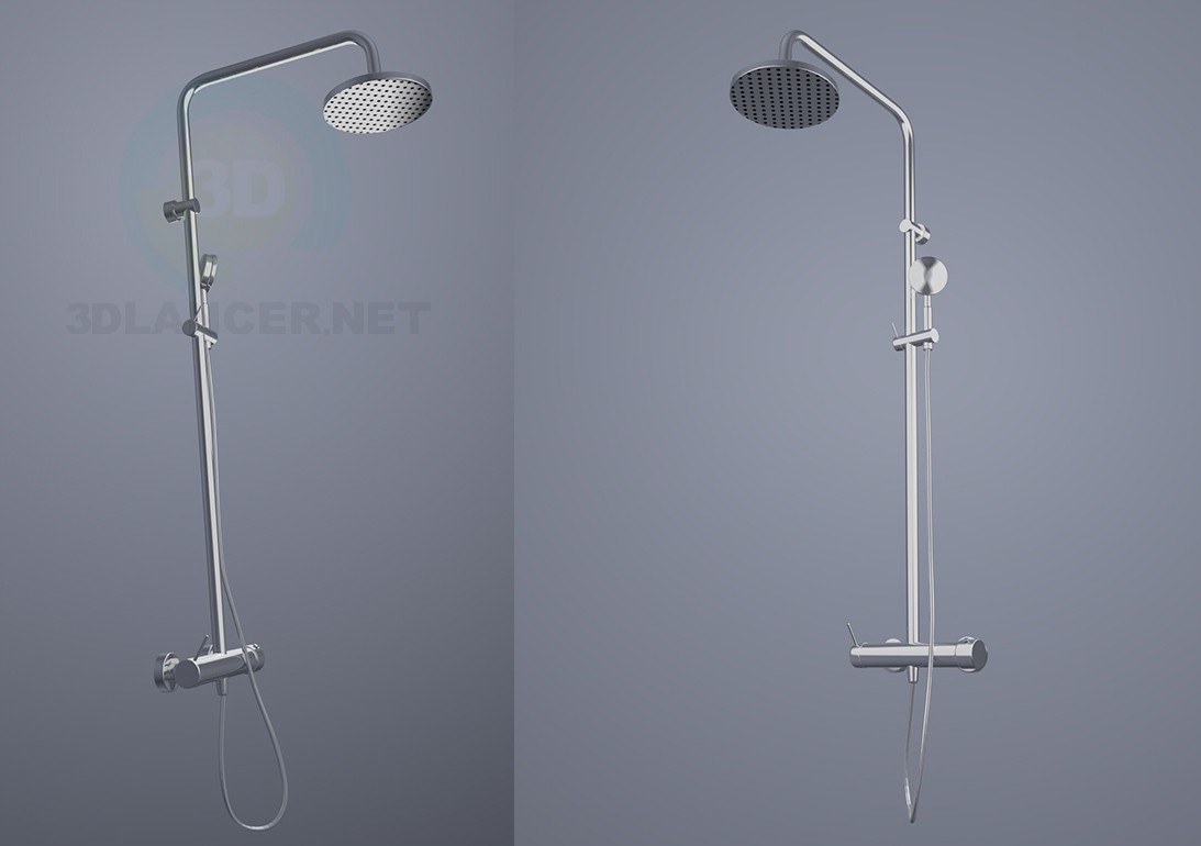3d model Shower column KLUDI - preview