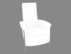 Ледачий стілець білий