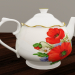 3d model Porcelain teapot - preview