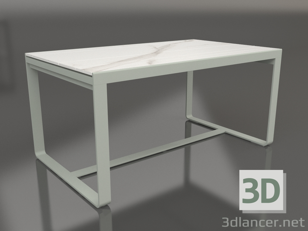 modello 3D Tavolo da pranzo 150 (DEKTON Aura, Grigio cemento) - anteprima