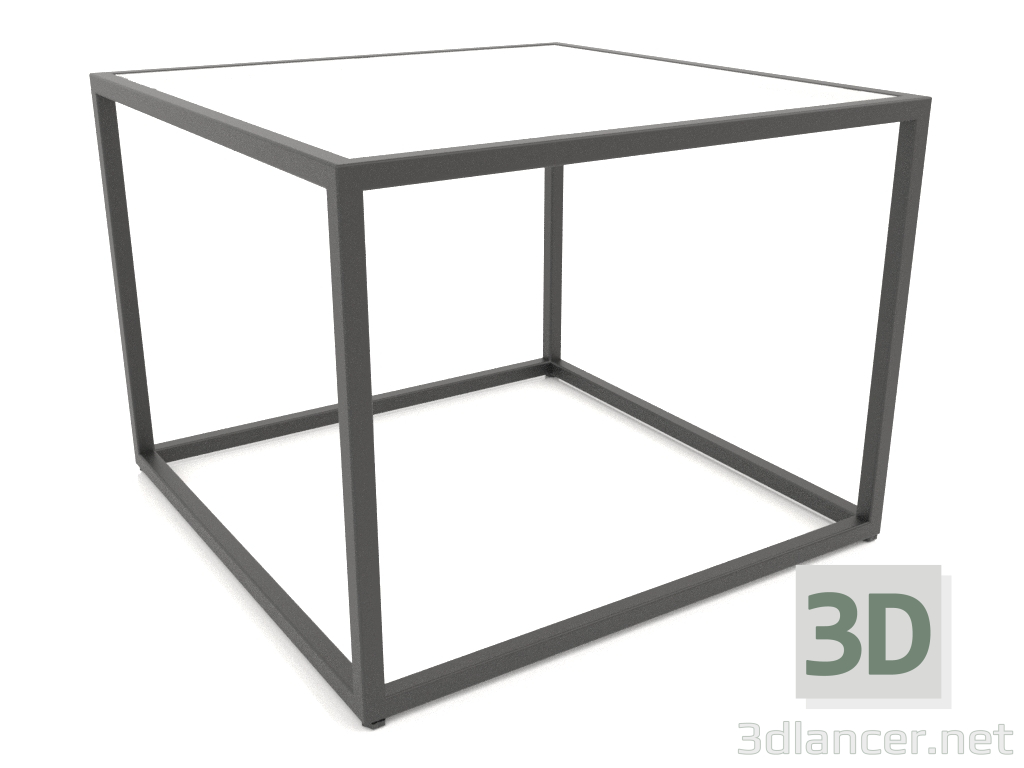 3d model Square coffee table (GLASS, 60X60X44) - preview