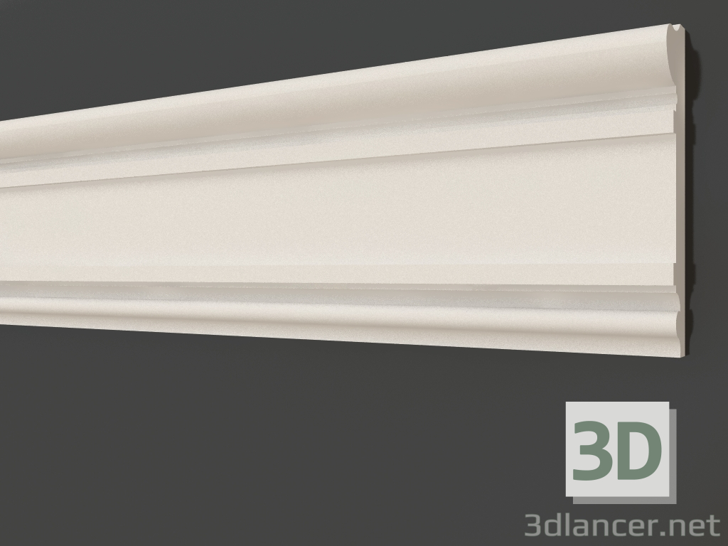 3d model Moldura de yeso LG 058 (92x22) - vista previa