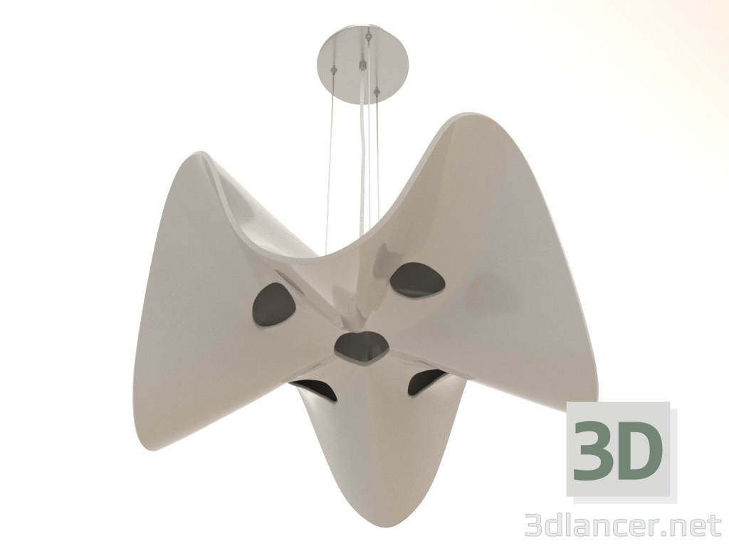 3d model Hanging chandelier (5876) - preview