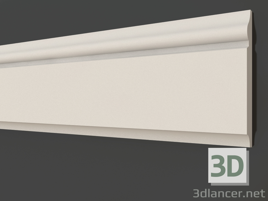 3d model Plaster molding LG 059 (92x15) - preview