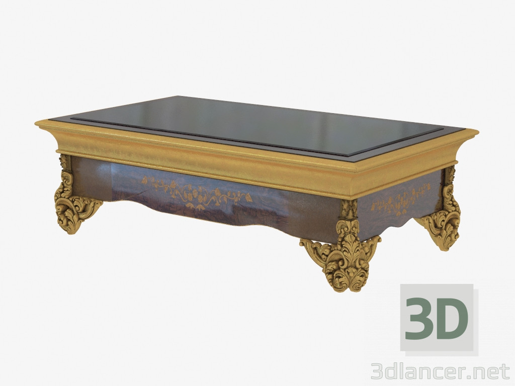 3D Modell Klassischer Tisch Tisch Tisch 1525 - Vorschau