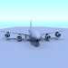 modèle 3D de Avion de passagers acheter - rendu