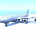 3d Самолет пассажирский модель купить - ракурс