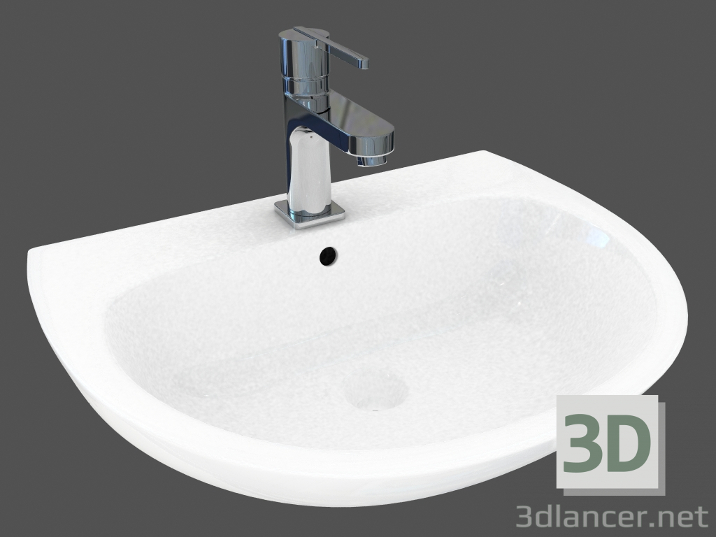 3d model Chimenea de lavabo (M41155) - vista previa