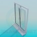 3d model Metal-plastic window - preview