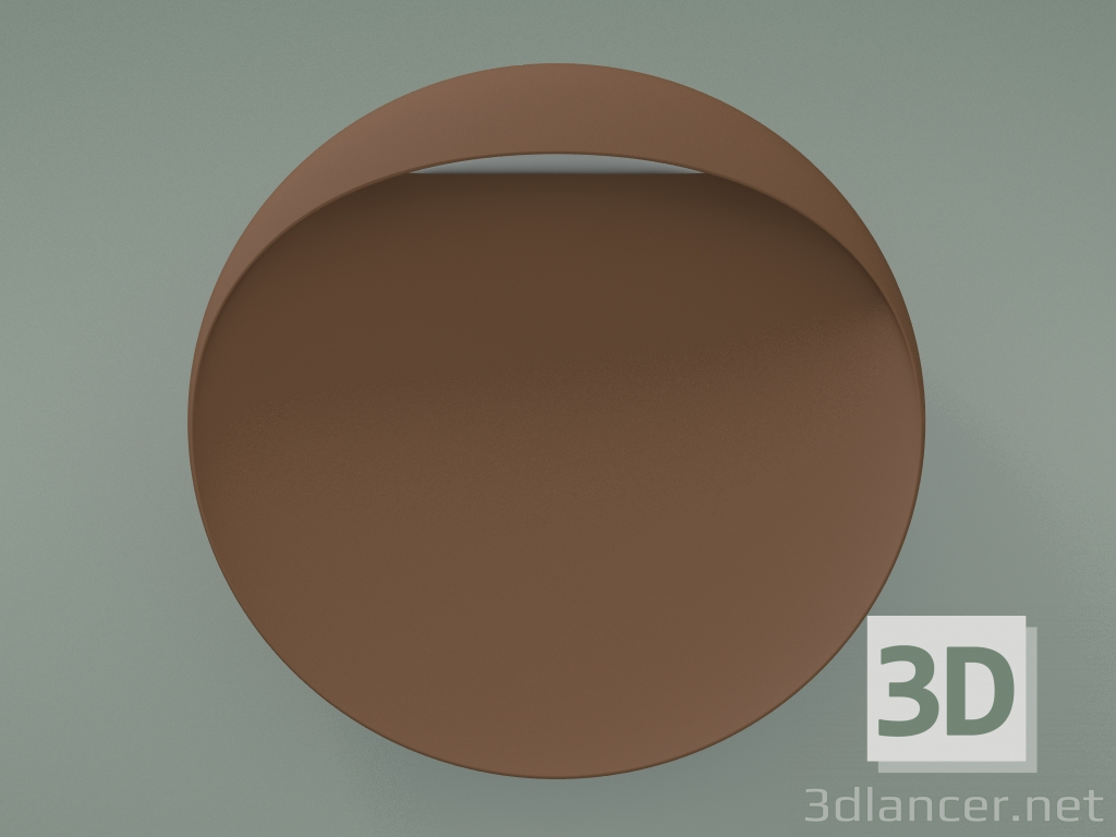 3D Modell Wandleuchte FLINDT WALL (D 300 mm, LED-DA 27K, CORTC) - Vorschau