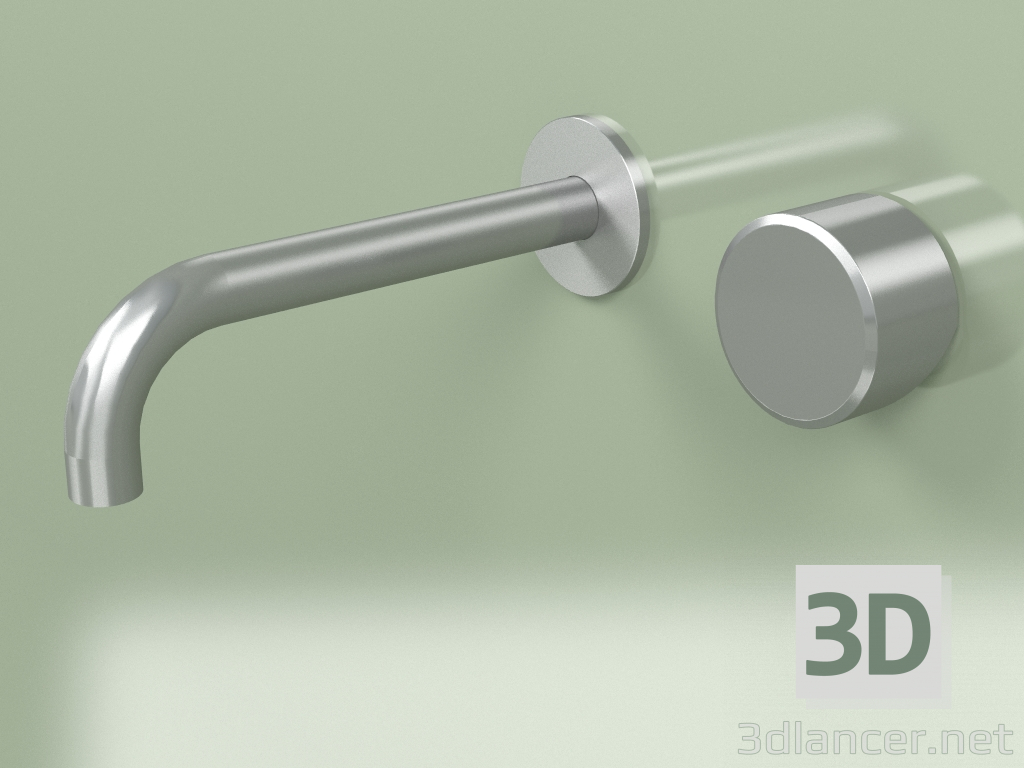 3d model Wall-mounted mixer with spout (16 10 T, AS) - preview