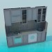 3D Modell Eine kleine Küche - Vorschau