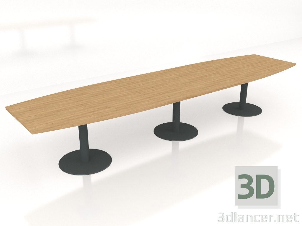 3d model Negotiation table Tack Conference ST16 (4200x1100) - preview