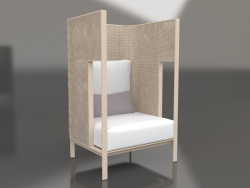 Chaise lounge casulo (areia)
