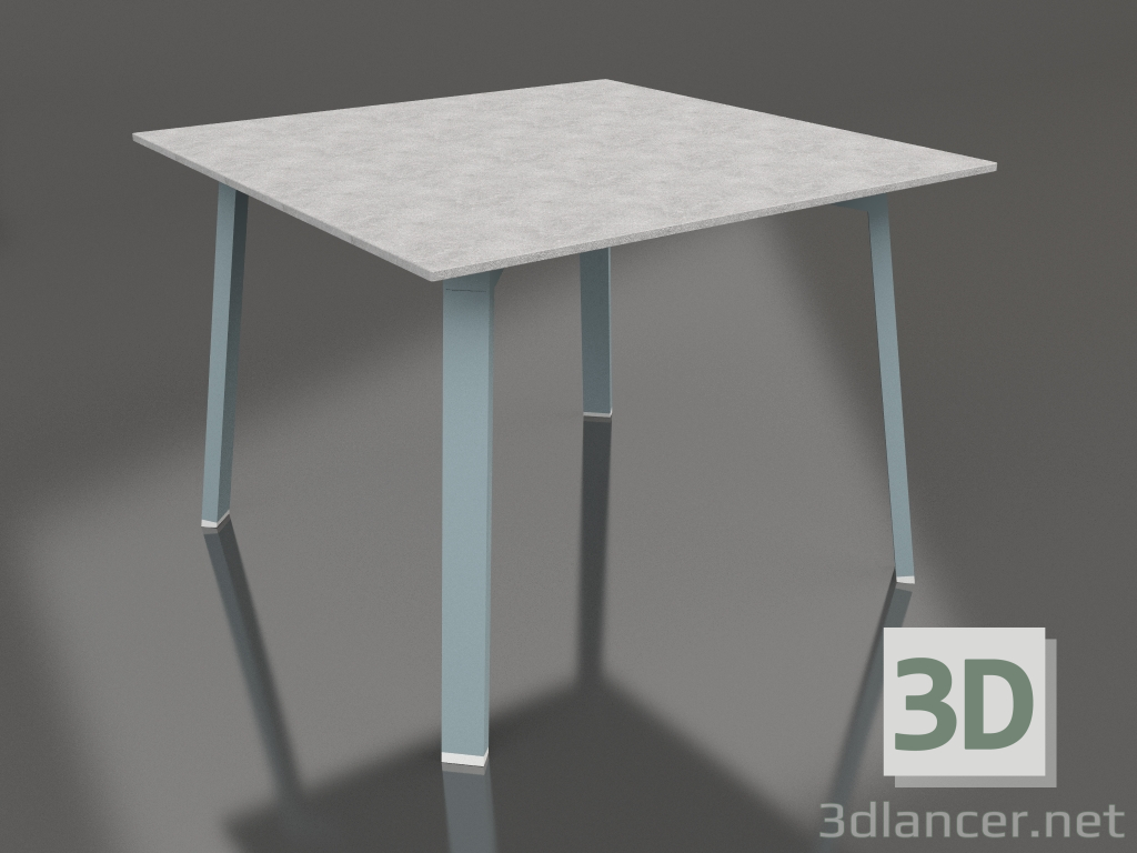 modello 3D Tavolo da pranzo 100 (Grigio blu, DEKTON) - anteprima