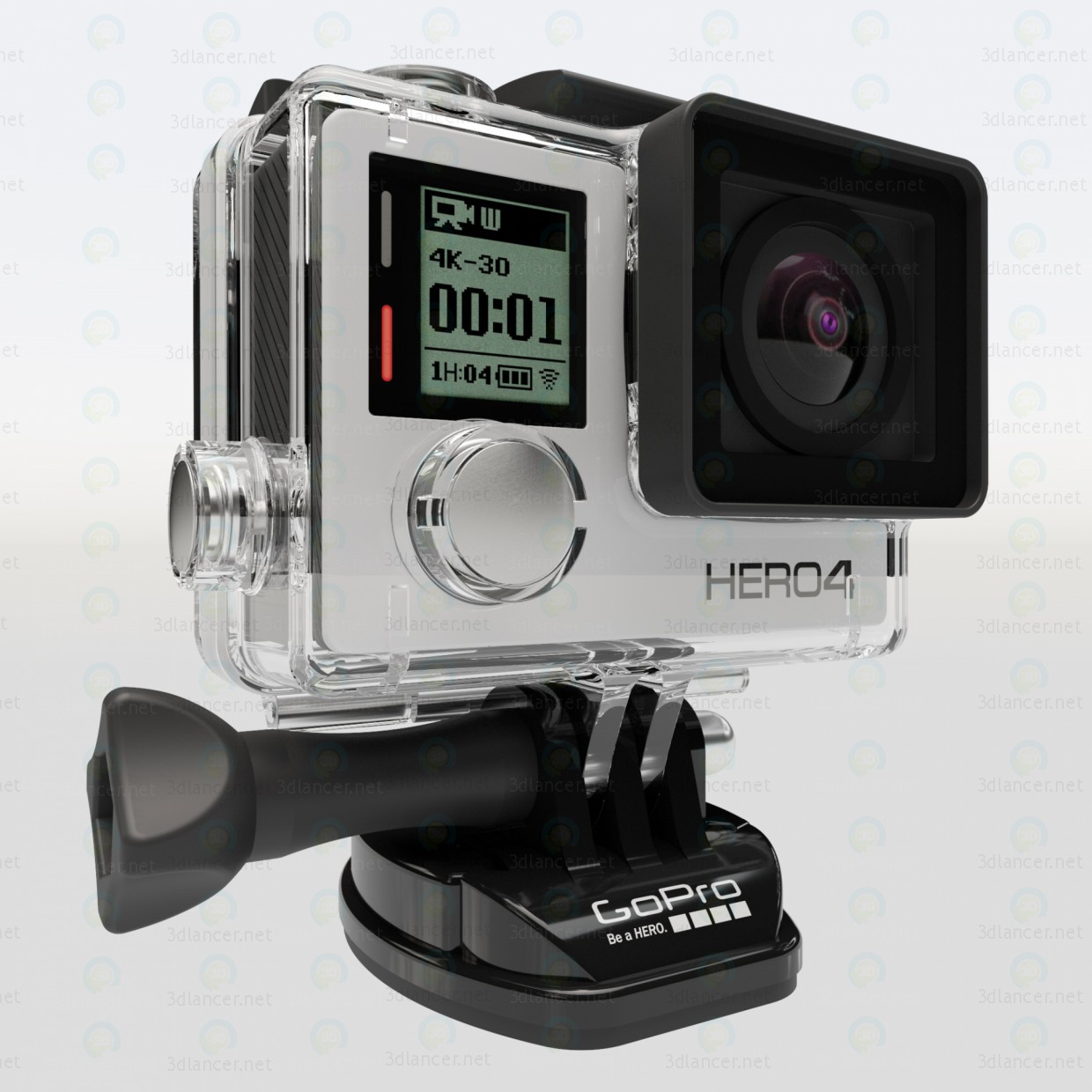 Modelo 3d GoPro HERO 4 - preview