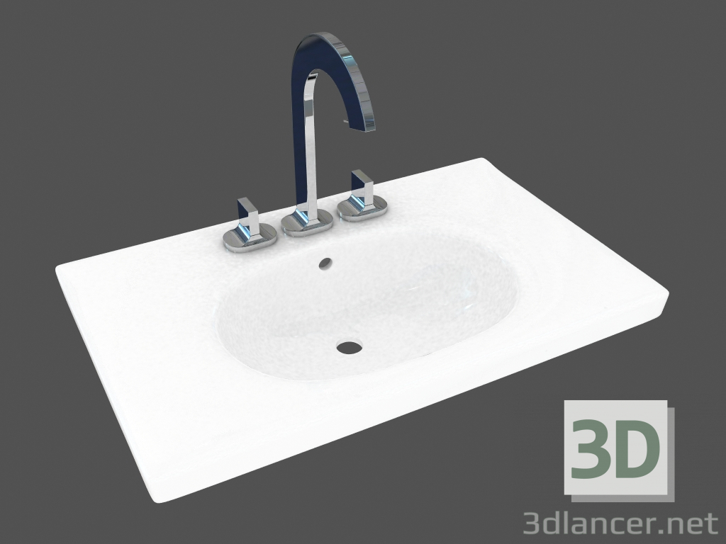 Modelo 3d Ovum do washbasin (L41110) - preview