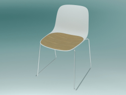 कुर्सी SEELA (S310 लकड़ी के ट्रिम के साथ, असबाब के बिना)