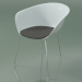 3d model Chair 4221 (4 legs, with seat cushion, PP0001) - preview