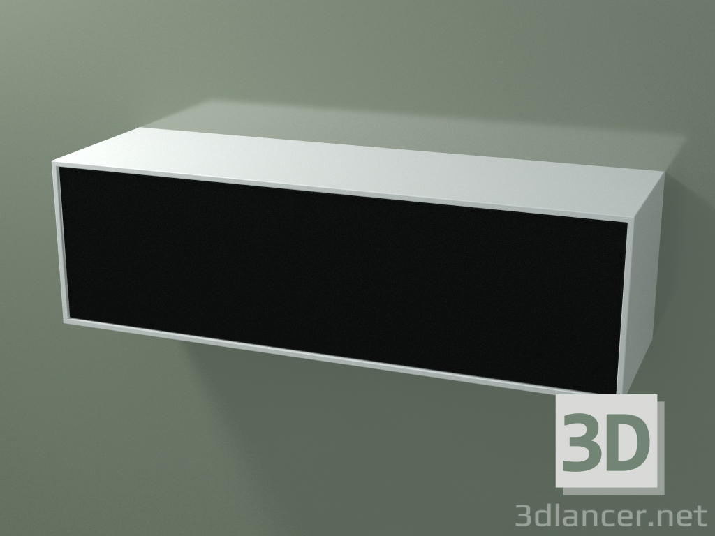 modèle 3D Boîte (8AUEBA01, Blanc Glacier C01, HPL P06, L 120, P 36, H 36 cm) - preview