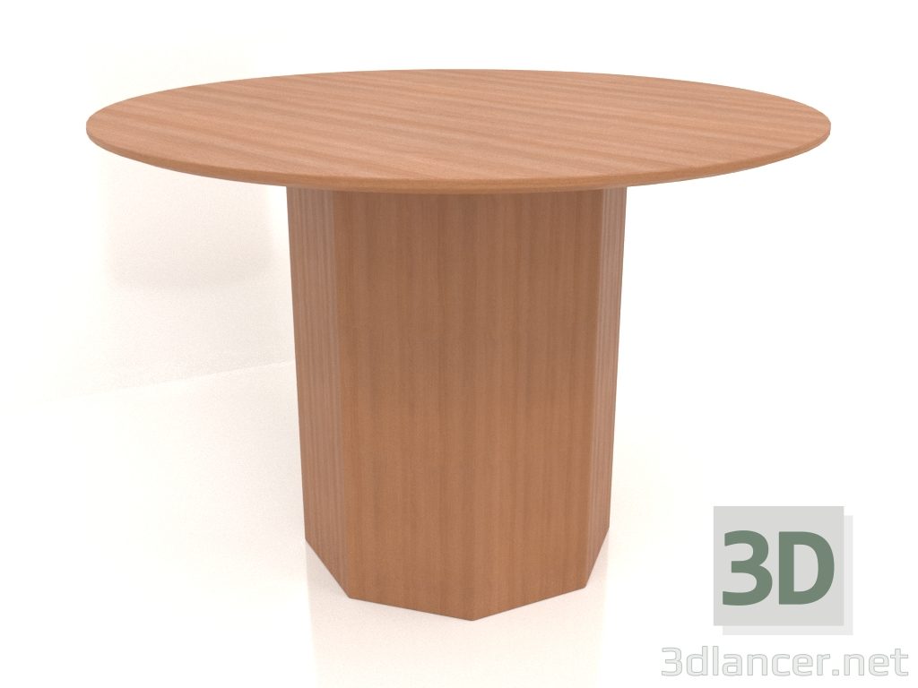 3d модель Стол обеденный DT 11 (D=1100х750, wood red) – превью
