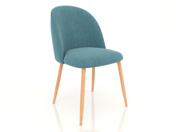 Chair Angela (turquoise-wood)