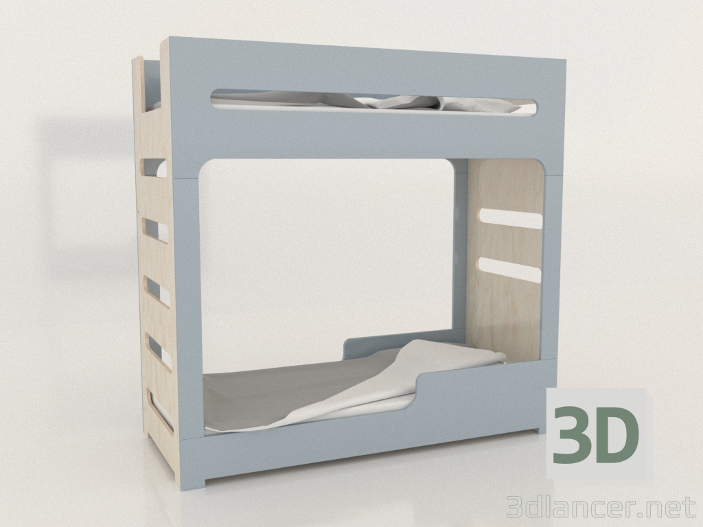 3d модель Ліжко двоярусне MODE F (UQDFA0) – превью