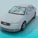 3 डी मॉडल Audi A4 - पूर्वावलोकन