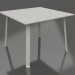 3d model Dining table 100 (Cement gray, DEKTON) - preview