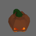 3d Halloween pumpkin model buy - render