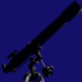 3D Modell Teleskop mit Stativ - Vorschau