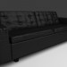3d модель Кожаный диван – превью