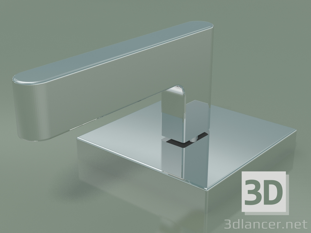 modèle 3D Vanne de pont, dans le sens des aiguilles d'une montre pour fermer, chaude (20000 715-00) - preview