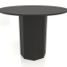 3d model Dining table DT 11 (D=1000х750, wood black) - preview
