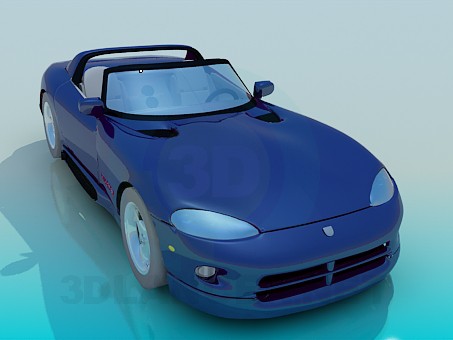 3D modeli Dodge Viper - önizleme