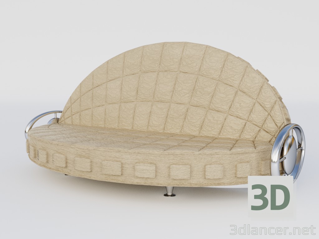 modèle 3D Canapé "Shell" - preview