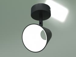 Настінно-стельовий світлодіодний світильник DLR025 (чорний)